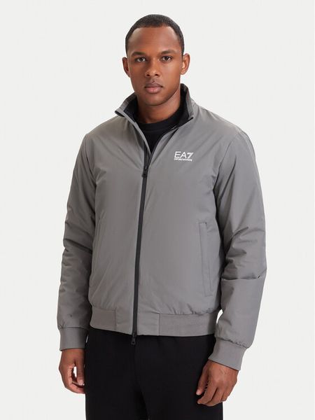 EA7 Emporio Armani Kurtka bomber 8NPB20 PNFZZ U8085 Szary Regular Fit. Szare kurtki EA7 Emporio Armani, m, bez wzorów, z syntetyku, bez kaptura. Za 914.99 zł.