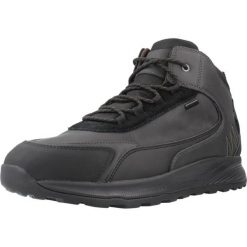 Buty GEOX U TERRESTRE B ABX Czarny. Czarne buty turystyczne Geox, bez wzorów, z syntetyku, bez zapięcia, trekkingowe. Za 440.99 zł.