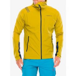 Kurtka softshell męska La Sportiva Aequilibrium Speed Jacket. Żółte kurtki softshell La Sportiva, m, bez wzorów, z softshellu, bez kaptura. Za 698.19 zł.