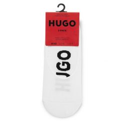 Skarpety stopki męskie HUGO. Białe skarpety Hugo, bez wzorów. Za 49.99 zł.