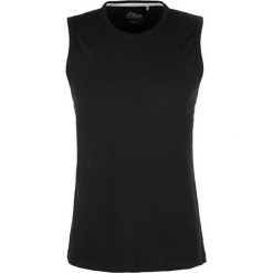 S.Oliver Koszulka męska bez rękawów 13.906.33.5269 . 9999 Black (rozmiar M). Czarne bezrękawniki S.Oliver, m, bez wzorów, bez kołnierzyka, bez ramiączek. W wyprzedaży za 28.00 zł.