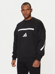 Adidas Bluza Z.N.E. JD5982 Czarny Loose Fit. Czarne bluzy Adidas, l, bez wzorów, z bawełny, bez kaptura. Za 249.99 zł.