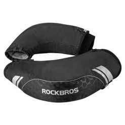 Ocieplacze na kierownicę, osłony przeciwwiatrowe na ręce, rękawiczki ROCKBROS. Czarne rękawiczki ROCKBROS, na zimę, bez wzorów, z lycry. Za 99.99 zł.