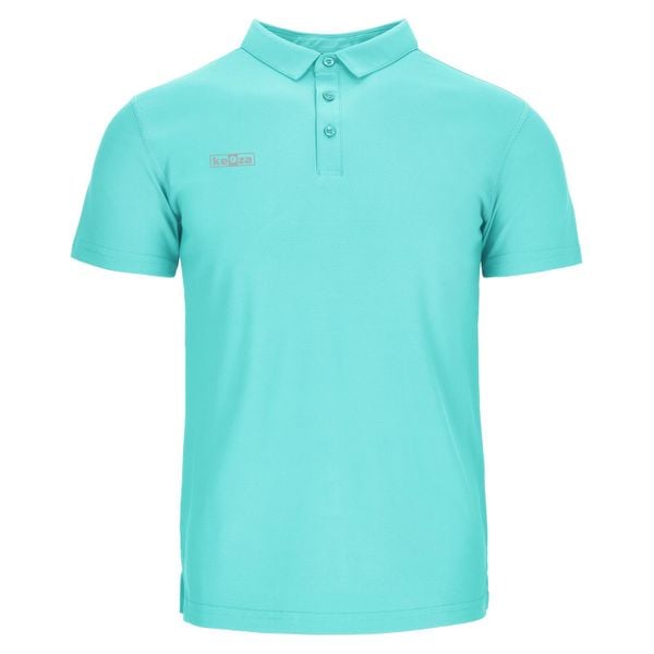 Koszulka Polo Keeza Star. Niebieskie koszulki polo KEEZA, s, bez wzorów, bez kołnierzyka, bez ramiączek, do piłki nożnej. Za 75.00 zł.