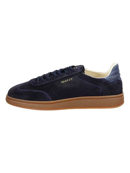 GANT Footwear Skórzane sneakersy "Cuzmo" w kolorze granatowym rozmiar: 44. Niebieskie buty sportowe casual GANT Footwear, bez wzorów, ze skóry, bez zapięcia. Za 323.65 zł.