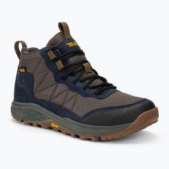 Buty turystyczne męskie Teva Ridgeview Mid RP. Brązowe buty turystyczne Teva, bez wzorów, bez zapięcia. Za 619.99 zł.