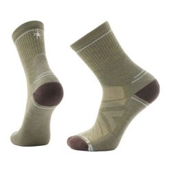 Skarpety trekkingowe Smartwool Hike Light Cushion Mid Crew. Zielone skarpety Smartwool, bez wzorów, z wełny. Za 89.99 zł.