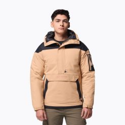 Kurtka ocieplana męska Columbia Challenger II Ins Pullover. Brązowe kurtki Columbia, m, bez wzorów, z puchu, bez kaptura. Za 549.99 zł.