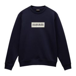 Bluza męska Napapijri B-Box Logo C. Czarne bluzy Napapijri, m, bez wzorów, bez kaptura. Za 269.99 zł.