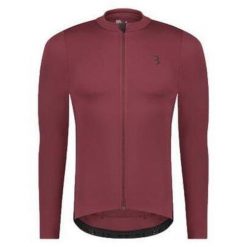 Dżersej z długim rękawem BBB Cycling Essence. Czerwone bluzy BBB CYCLING, bez wzorów, z dżerseju, bez kaptura. Za 495.00 zł.