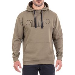 Bluza w kolorze oliwkowym. Bluzy z kapturem marki Jeep. W wyprzedaży za 112.95 zł.
