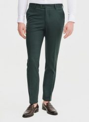 PAKO LORENTE - Zielone spodnie ganiturowe. Zielone eleganckie spodnie Pako Lorente, m, z elastanu, eleganckie. Za 599.99 zł.