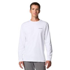 Bluza męska Columbia Explorers Canyon. Białe bluzy Columbia, m, bez wzorów, bez kaptura. Za 139.99 zł.