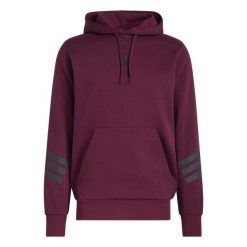 Bluza Z Kapturem Adidas Sport M Fl 3S Hd Swt Dorośli. Fioletowe bluzy z kapturem Adidas, m, bez wzorów, z jeansu, z kapturem. Za 335.99 zł.