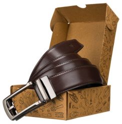 Pasek brązowy Peterson PU+skóra 35 mm PTN AB35-105-01-PUL. Brązowe paski Peterson, bez wzorów, ze skóry ekologicznej, klasyczne. Za 72.00 zł.