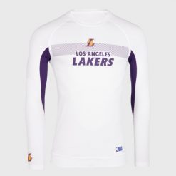 Podkoszulek do koszykówki unisex NBA Tarmak UT500 Los Angeles Lakers. Białe podkoszulki TARMAK, xl, bez wzorów, z elastanu, bez ramiączek. Za 119.99 zł.