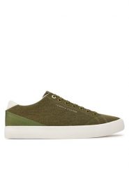 Tommy Hilfiger Tenisówki Th Hi Vulc Low Summer Cvs FM0FM05056 Zielony. Zielone trampki Tommy Hilfiger, m, bez wzorów, bez zapięcia. Za 379.99 zł.