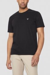 GUESS Granatowy bawełniany t-shirt męski Patch, Rozmiar XL. Niebieskie t-shirty Guess, m, z aplikacjami, z bawełny, bez kołnierzyka, bez ramiączek. Za 189.99 zł.