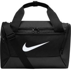 Torba Podróżna Brasilia 9.5 25L. Czarne torby na ramię Nike, bez wzorów, z materiału, na ramię, bez dodatków. Za 200.99 zł.