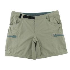 Second life - Columbia spodenki męskie cargo W44 beżowe - Jak nowy. Brązowe krótkie spodenki sportowe Columbia, l, bez wzorów, z materiału. Za 106.46 zł.
