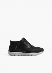 Wygodne, wsuwane sneakersy marki Sketchers z pianką z pamięcią. Czarne buty sportowe casual bonprix, bez wzorów, bez zapięcia. Za 329.99 zł.