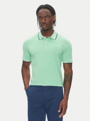 Lindbergh Polo 30-404010 Zielony Relaxed Fit. Zielone koszulki polo Lindbergh, m, bez wzorów, z bawełny, bez kołnierzyka, bez ramiączek. Za 89.99 zł.