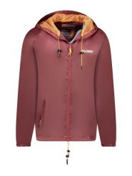 Geographical Norway Kurtka przejściowa "Boat" w kolorze bordowym rozmiar: XL. Czerwone kurtki Geographical Norway, xl, bez wzorów, bez kaptura. Za 79.59 zł.