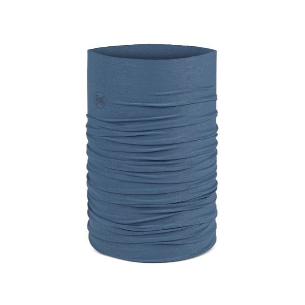 Chusta wielofunkcyjna Original Ecostretch. Niebieskie szaliki Buff, bez wzorów, z materiału. Za 99.99 zł.