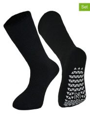 Norfolk Skarpety trekkingowe (2 pary) "Mercury" w kolorze czarnym rozmiar: L. Czarne skarpety Norfolk, bez wzorów, z materiału. Za 86.99 zł.