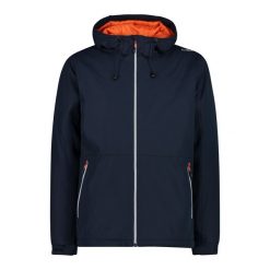 Kurtka z kapturem CMP. Niebieskie kurtki CMP, bez wzorów, z kapturem. Za 453.25 zł.