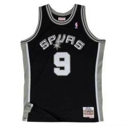 Koszulka męska do koszykówki Mitchell & NBA San Antonio Spurs Spurs Tony Parker. Czarne t-shirty sportowe Mitchell & Ness, bez wzorów, bez ramiączek, do koszykówki. Za 559.00 zł.