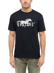 Mustang Koszulka w kolorze czarnym rozmiar: 3XL. Czarne bezrękawniki Mustang, xl, bez wzorów, z bawełny, bez kołnierzyka, bez ramiączek. Za 57.47 zł.