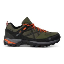 Buty turystyczne męskie Samaris III Low. Niebieskie buty trekkingowe Regatta, bez wzorów, bez zapięcia, trekkingowe. W wyprzedaży za 269.99 zł.