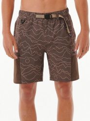 Rip Curl Szorty w kolorze brązowym rozmiar: S. Brązowe szorty Rip Curl, s, bez wzorów, z tkaniny. Za 133.95 zł.