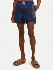 Jack&Jones Szorty kąpielowe Fiji 12253118 Granatowy Regular Fit. Niebieskie kąpielówki Jack&Jones, m, bez wzorów, z syntetyku. Za 89.99 zł.