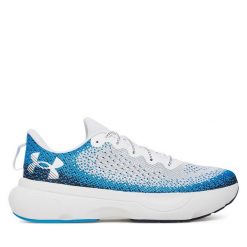 Buty do biegania Under Armour. Białe buty do biegania Under Armour, bez wzorów, bez zapięcia, do biegania. Za 299.99 zł.