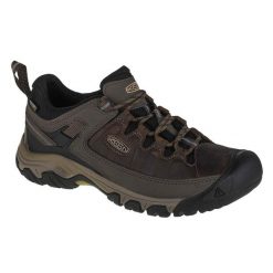 Buty trekkingowe męskie Keen Targhee WP Iii. Brązowe buty trekkingowe Keen, na lato, bez wzorów, z materiału, bez zapięcia. Za 638.30 zł.