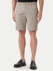 Calvin Klein Szorty materiałowe LV04LF601G Khaki Regular Fit. Brązowe szorty CALVIN KLEIN, m, bez wzorów, z bawełny. Za 369.99 zł.