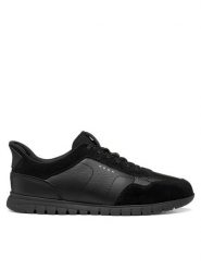 Geox Sneakersy U Flextridezero Plus U66NEA 0BU22 C9999 Czarny. Czarne buty sportowe casual Geox, bez wzorów, ze skóry, bez zapięcia. Za 449.99 zł.