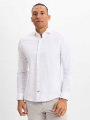JOOP! Koszula - Pares Mężczyźni Slim Fit Bawełna biały, 43. Białe koszule JOOP!, m, bez wzorów, z bawełny, bez kołnierzyka, bez ramiączek. Za 519.95 zł.