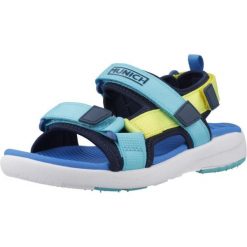 Sandały MUNICH MINI YOYO 03 Niebieski. Niebieskie sandały munich, z syntetyku, bez zapięcia. Za 190.99 zł.
