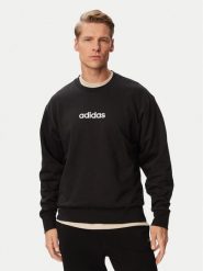 Adidas Bluza Essentials Linear Fleece JM1759 Czarny Regular Fit. Czarne bluzy Adidas, m, bez wzorów, z syntetyku, bez kaptura. Za 239.99 zł.