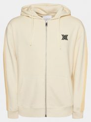 Richmond X Bluza Drake UMP24064FE Beżowy Regular Fit. Brązowe bluzy RICHMOND X, m, bez wzorów, z bawełny, bez kaptura. Za 169.99 zł.