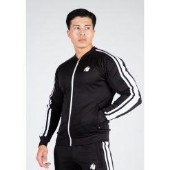 Riverside Kurtka dresowa - Czarny. Czarne kurtki GORILLA WEAR, l, bez wzorów, z dresówki, bez kaptura. Za 349.00 zł.