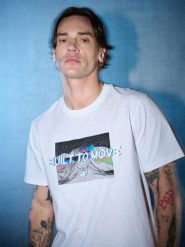 4F T-shirt regular z nadrukiem męski - biały XL. Białe t-shirty 4F, bez wzorów, z materiału, bez ramiączek. Za 79.99 zł.