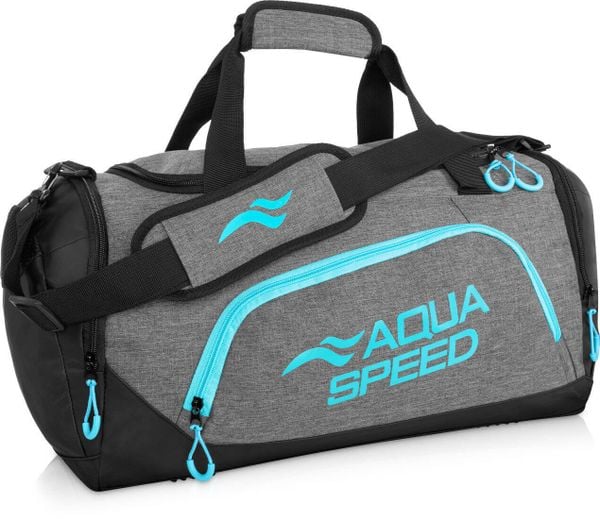 Torba sportowa pływacka na ramię 35l Aqua Speed. Czarne torby na ramię Aqua-Speed, bez wzorów, z poliesteru, na ramię, bez dodatków. Za 100.99 zł.