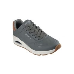 Buty SKECHERS UNO - SUITED ON AIR Zielony. Brązowe buty sportowe casual Skechers, bez wzorów, z syntetyku, bez zapięcia. Za 299.99 zł.