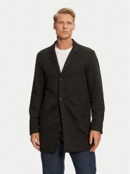 Jack&Jones Płaszcz przejściowy 12259805 Czarny Regular Fit. Czarne płaszcze Jack&Jones, m, bez wzorów, z syntetyku, bez kaptura. Za 169.99 zł.