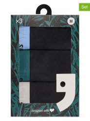 Happy Shorts Bokserki (3 pary) w kolorze czarnym rozmiar: XXL. Czarne bokserki Happy Shorts, xxl, bez wzorów. Za 43.78 zł.