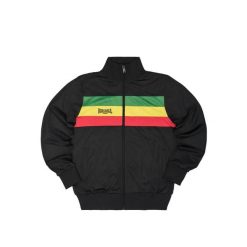 Kurtka z dresu Lonsdale Sounds Three. Czarne kurtki Lonsdale, m, bez wzorów, z dresówki, bez kaptura. Za 263.00 zł.
